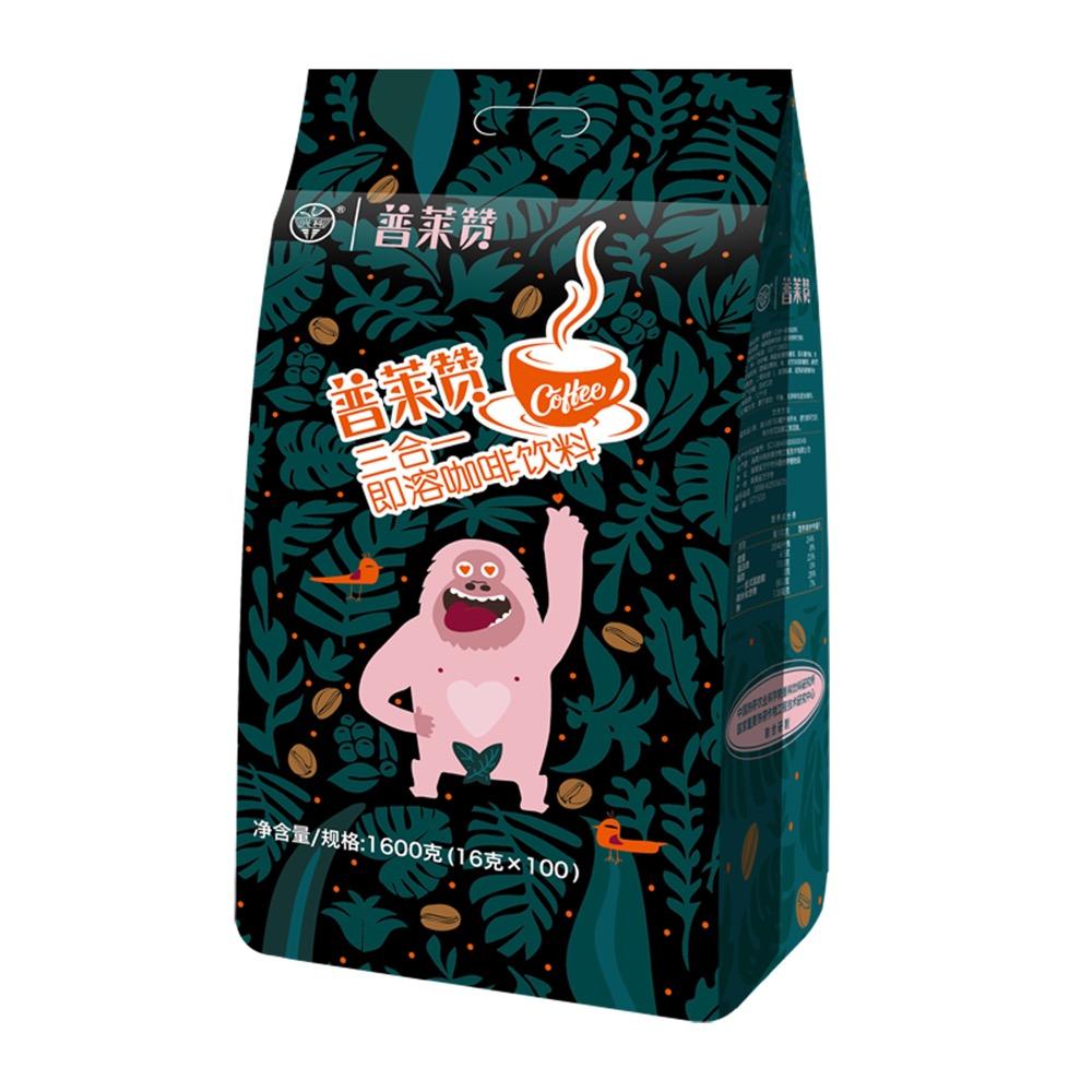 普莱赞三合一即溶咖啡